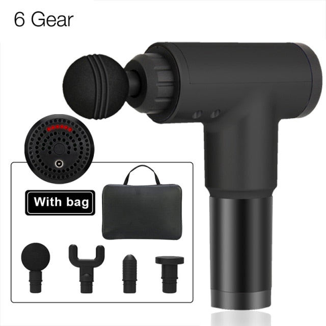 High Power Muscle Massage Gun High Speed Vibration Massager T