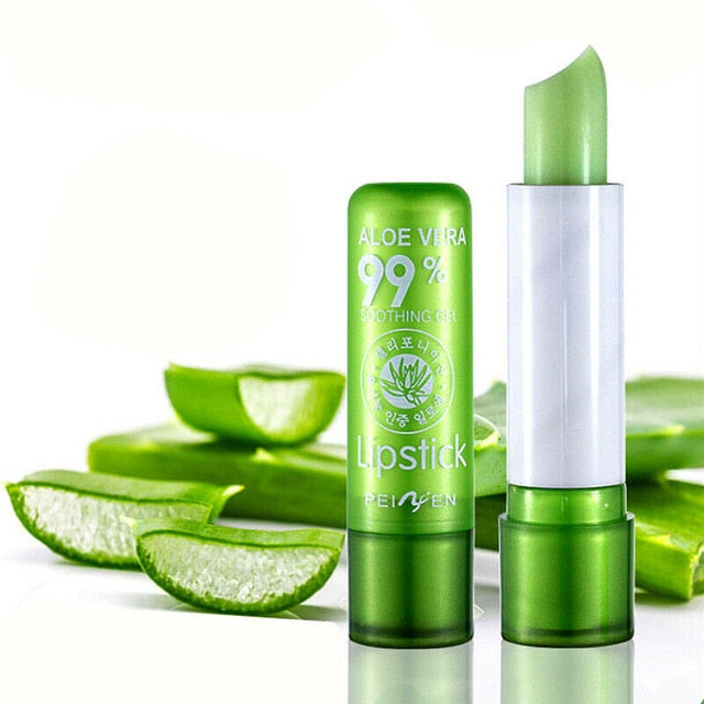 1PC Moisture Lip Balm Long-Lasting Natural Aloe Vera