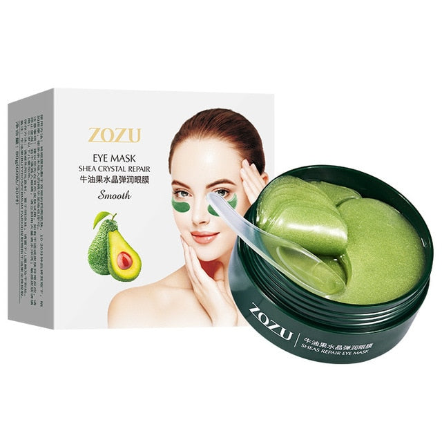 Avocado Collagen Mask Natural Moisturizing Gel Eye Patches