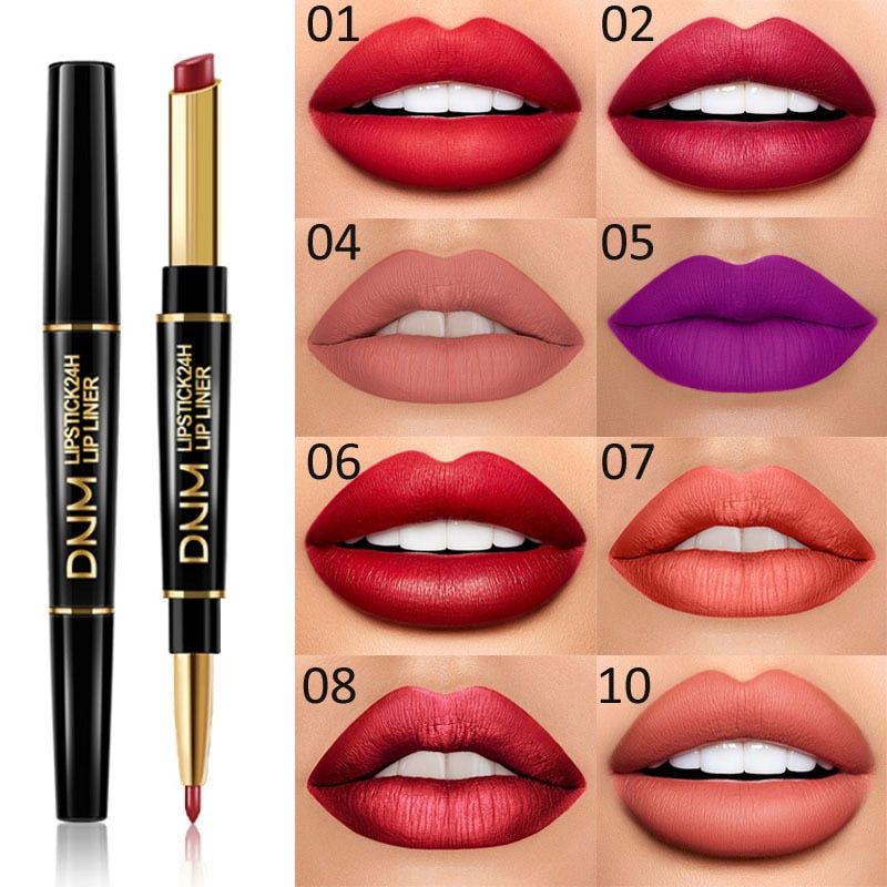 Waterproof Matte Lipstick Pencil Lip Liner