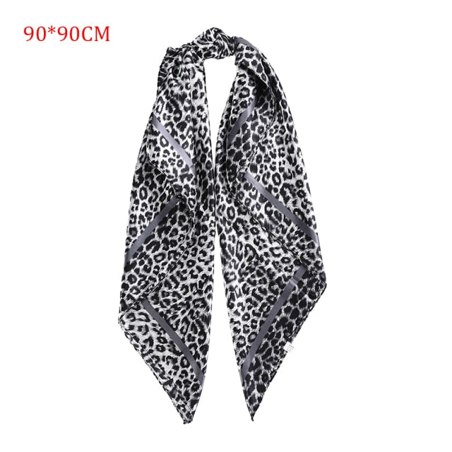 Molans Square Silk Scarf Headband