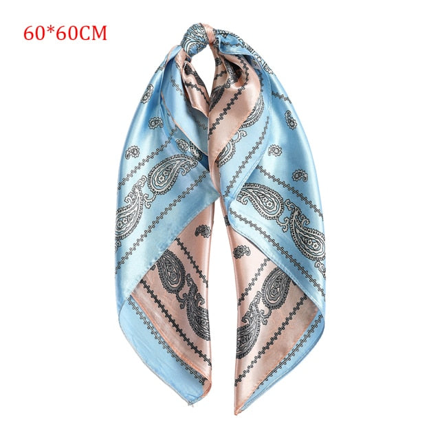 Molans Square Silk Scarf Headband