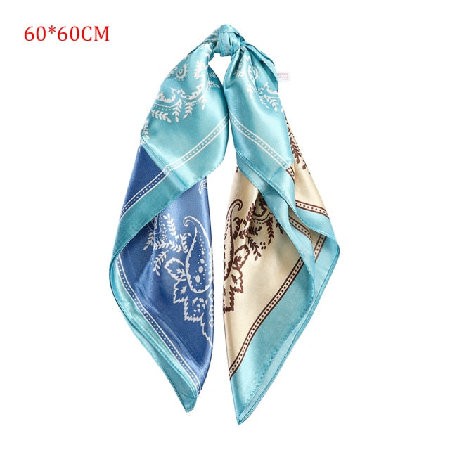 Molans Square Silk Scarf Headband