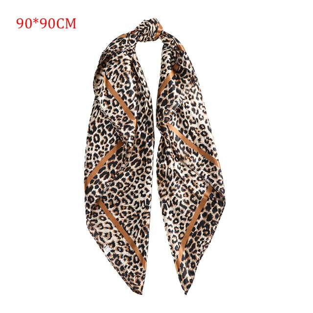 Molans Square Silk Scarf Headband