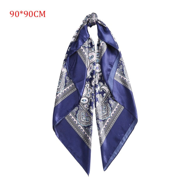 Molans Square Silk Scarf Headband