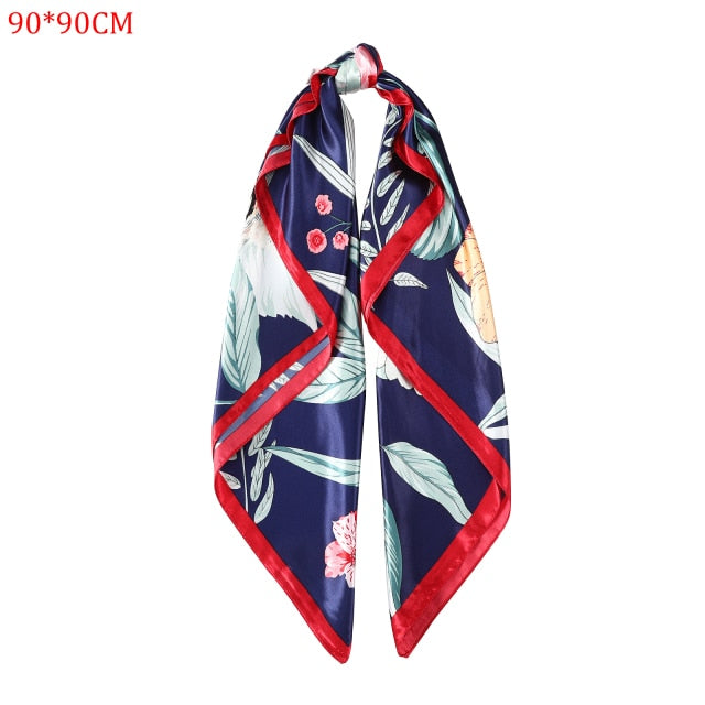 Molans Square Silk Scarf Headband