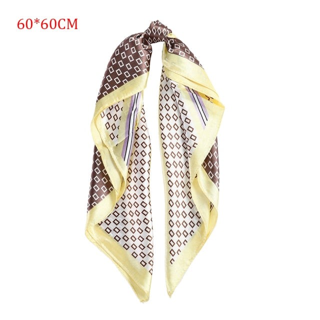 Molans Square Silk Scarf Headband