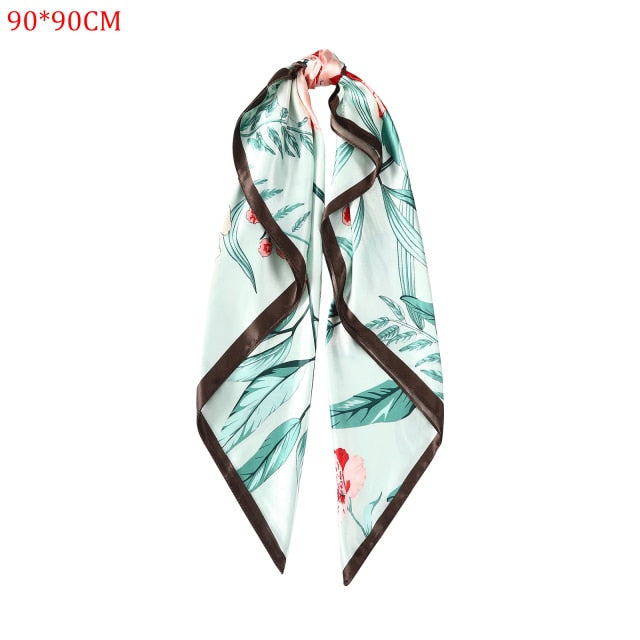 Molans Square Silk Scarf Headband