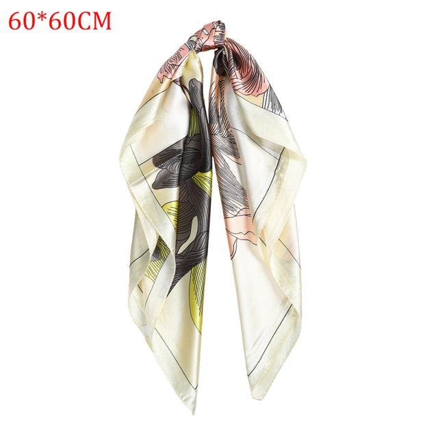 Molans Square Silk Scarf Headband