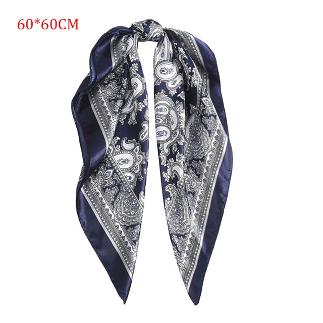 Molans Square Silk Scarf Headband