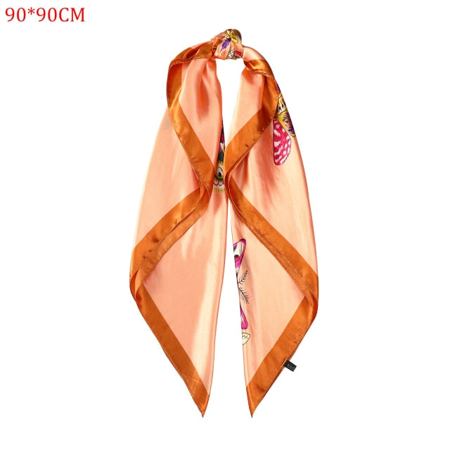 Molans Square Silk Scarf Headband