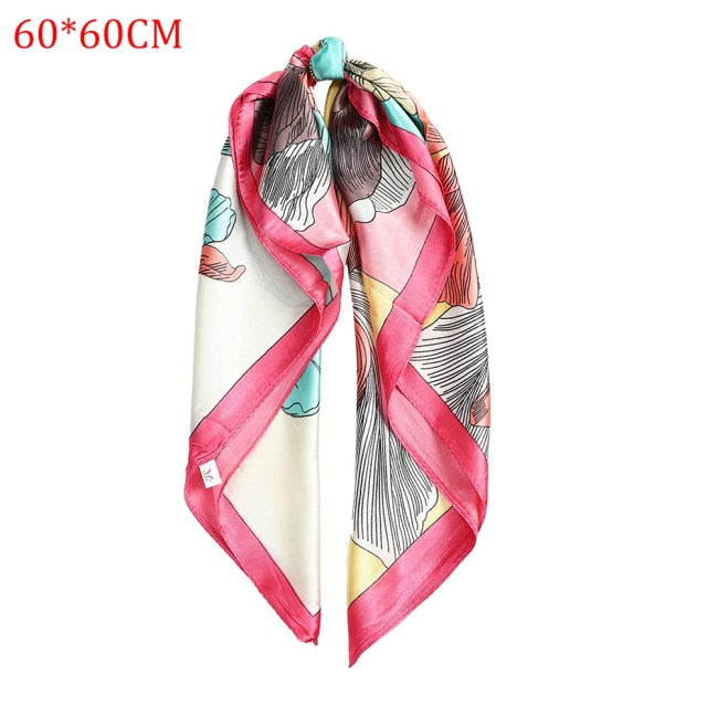 Molans Square Silk Scarf Headband