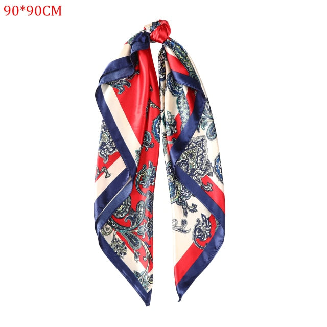 Molans Square Silk Scarf Headband