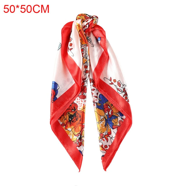 Molans Square Silk Scarf Headband