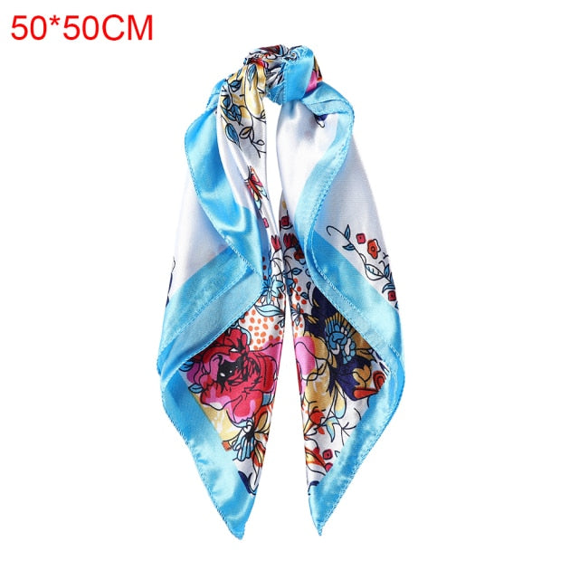 Molans Square Silk Scarf Headband