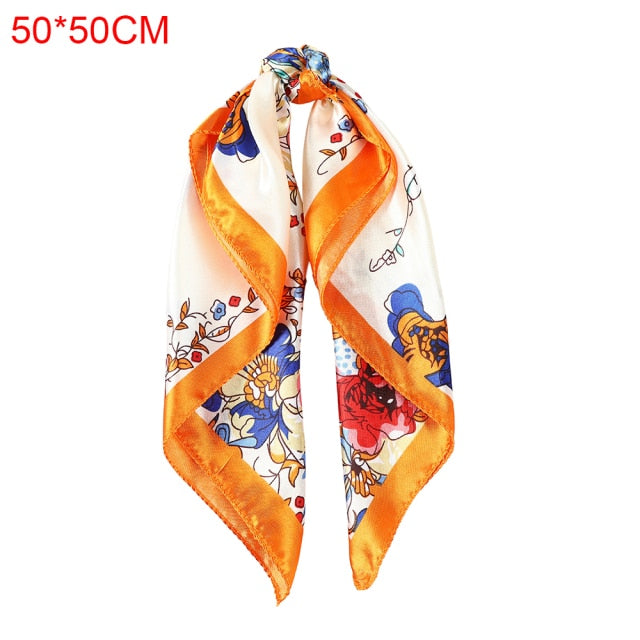 Molans Square Silk Scarf Headband