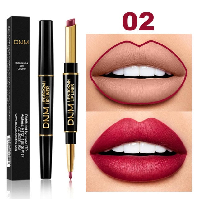 Waterproof Matte Lipstick Pencil Lip Liner