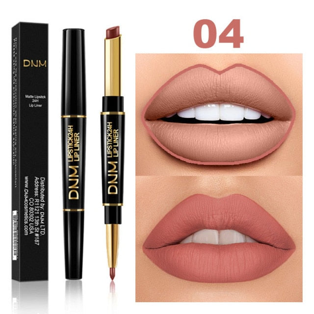 Waterproof Matte Lipstick Pencil Lip Liner