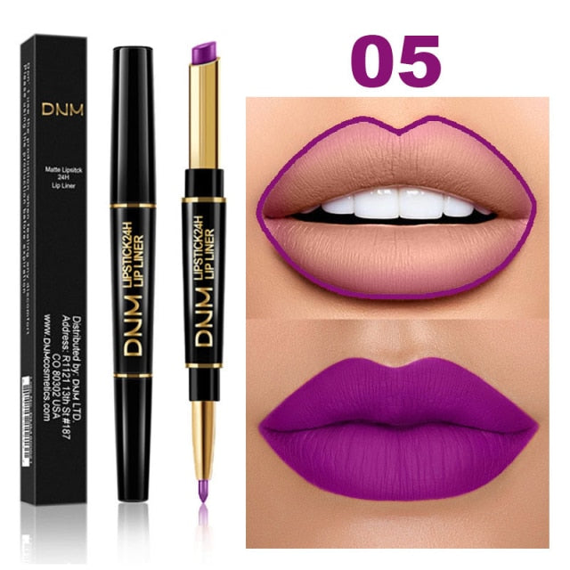 Waterproof Matte Lipstick Pencil Lip Liner