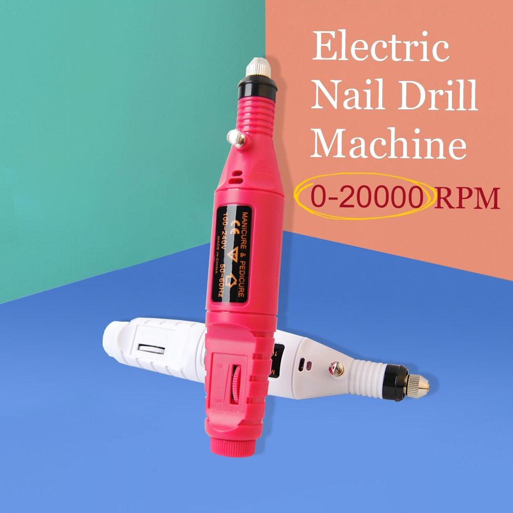 1 Set Professional Electric Nail Drill Machine