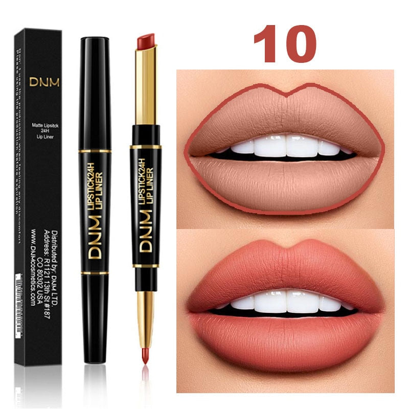 Waterproof Matte Lipstick Pencil Lip Liner