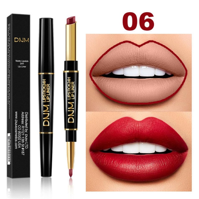 Waterproof Matte Lipstick Pencil Lip Liner