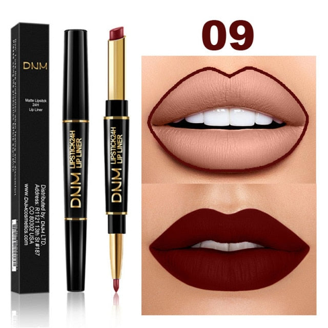 Waterproof Matte Lipstick Pencil Lip Liner