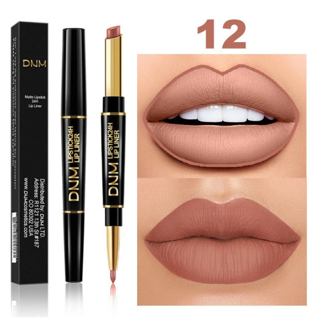 Waterproof Matte Lipstick Pencil Lip Liner