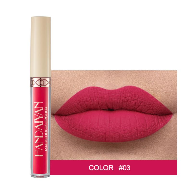 12 Colors Matte Lip Glaze Waterproof Non-stick Cup Lipstick