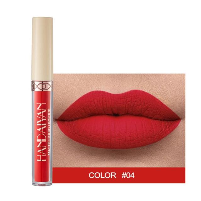 12 Colors Matte Lip Glaze Waterproof Non-stick Cup Lipstick