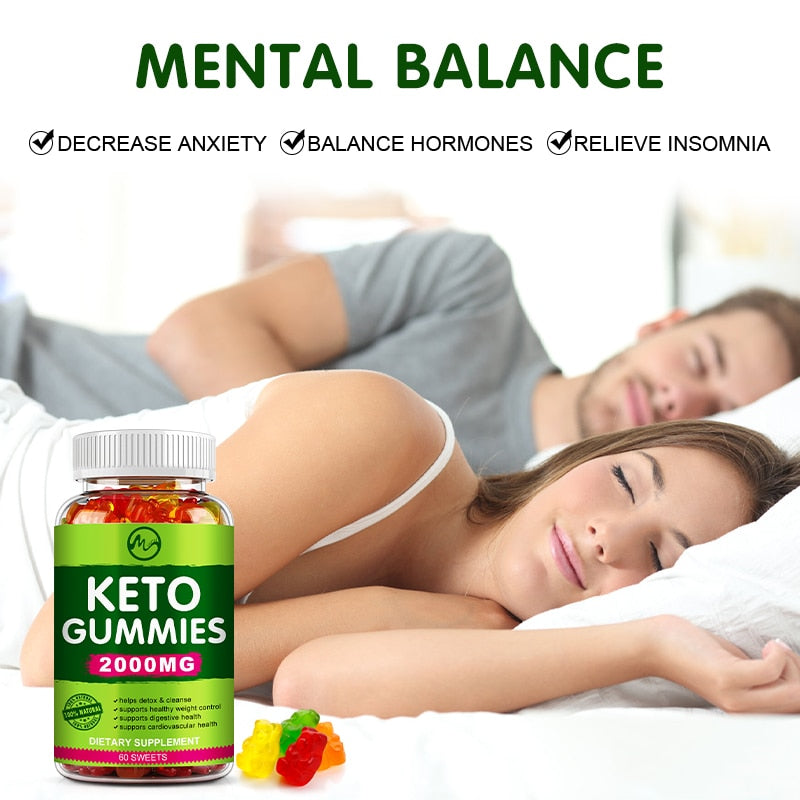 Ketone Fat Burner Green Apple Cider Vinegar Keto Bear Gummies