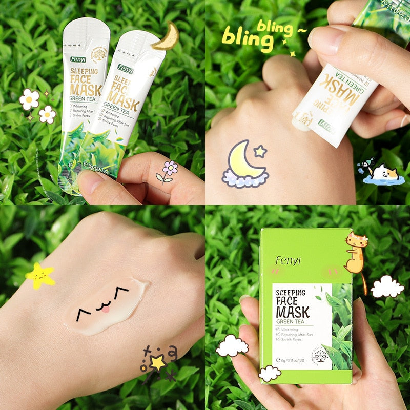 Green Tea Sleeping Mask For Moisturizing