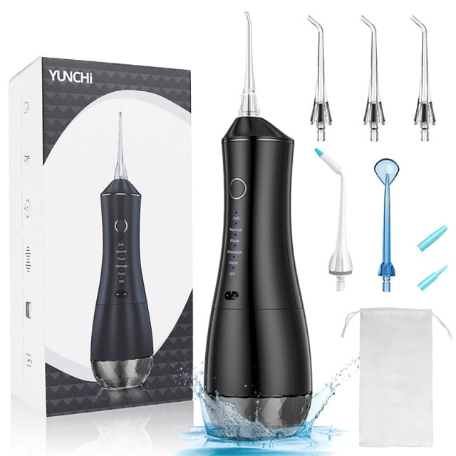 Professional Water Flosser  Waterproof Rechargeable Portable Dental Irrigator