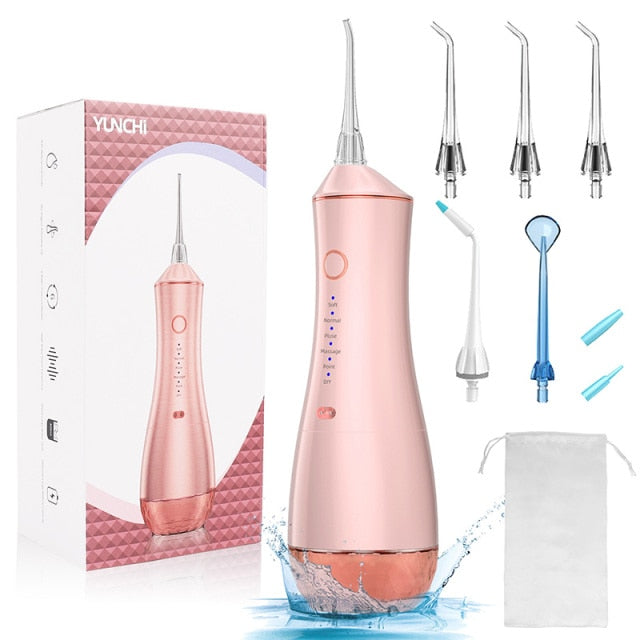 Professional Water Flosser  Waterproof Rechargeable Portable Dental Irrigator