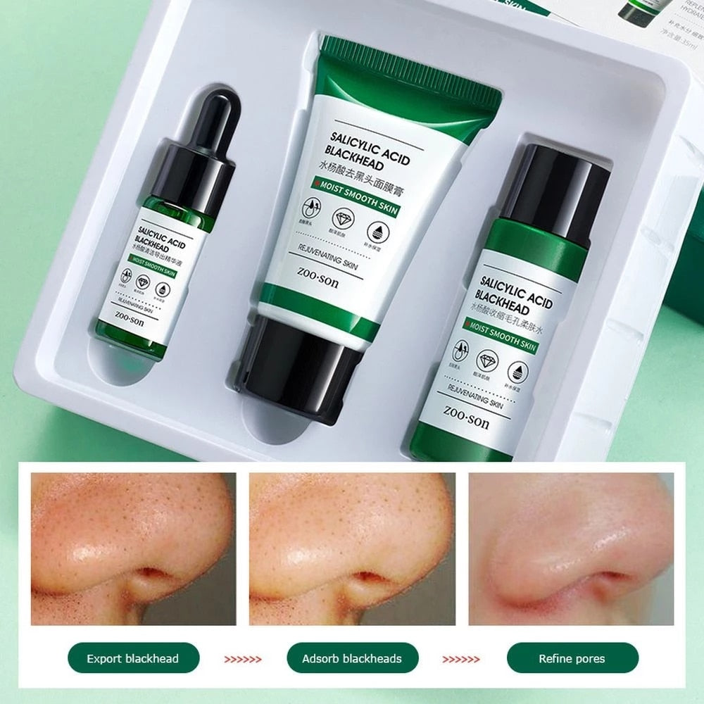 Three Steps Blackhead Face Serum