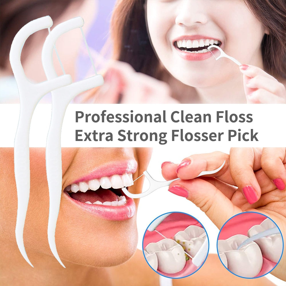 Professional Dental Clean Flossers with Travel Case