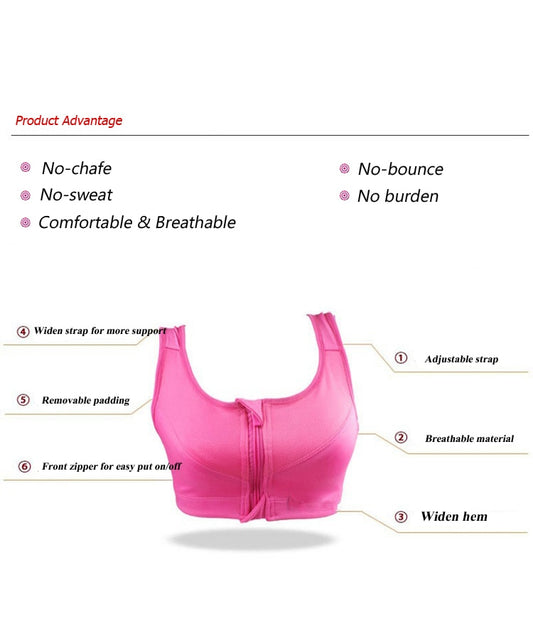 Yoga Top Plus Size Sports Bra