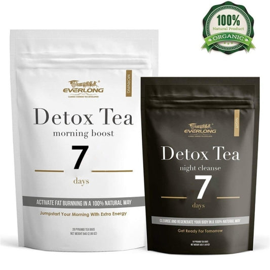 Natural Night & Morning Detox Tea Fat Burner