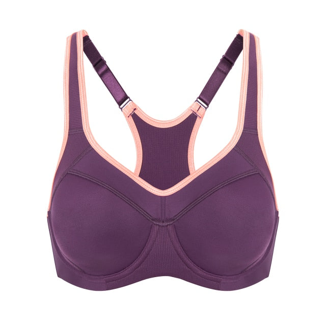 SYROKAN Sports Bra Women Polyamide Full Support