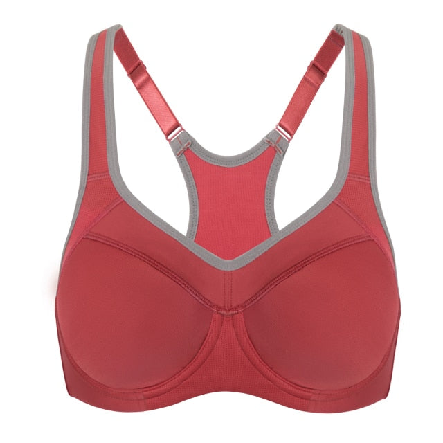 SYROKAN Sports Bra Women Polyamide Full Support
