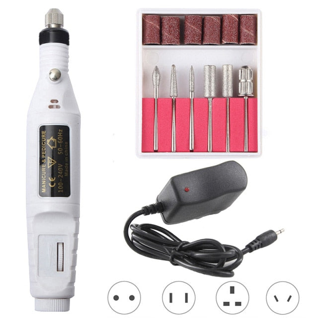 1 Set Professional Electric Nail Drill Machine