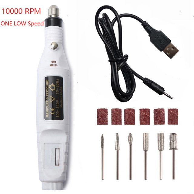 1 Set Professional Electric Nail Drill Machine