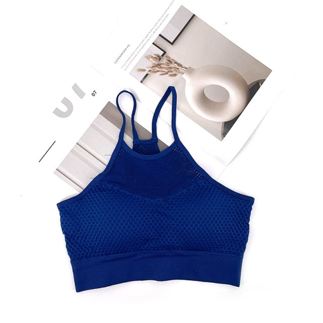 Medium Support Cross Back Wirefree Removable Cups Sport Bra