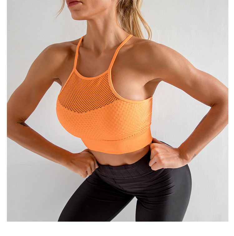 Medium Support Cross Back Wirefree Removable Cups Sport Bra