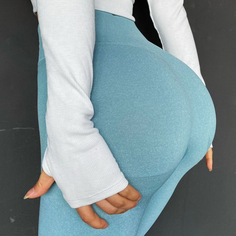 Shark Elastic Body Building Yoga Leggings For Women