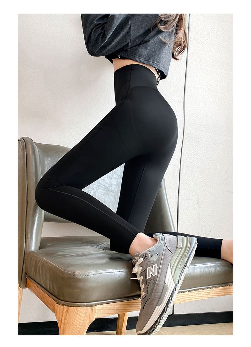 Shark Skin Outer Wear Gym Workout Pants Thin Tight-fitting leggings